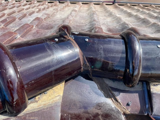 高砂市の棟積み直し工事完了